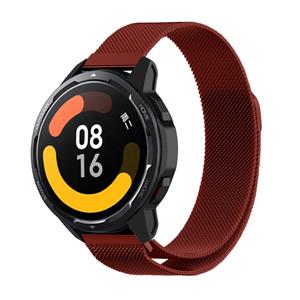 Strap-it Xiaomi Watch S1 Milanese band (rood)