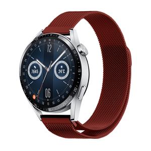 Strap-it Huawei Watch GT 3 46mm Milanese band (rood)