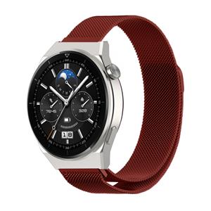 Strap-it Huawei Watch GT 3 Pro 46mm Milanese band (rood)