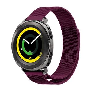 Strap-it Samsung Gear Sport Milanese band (paars)