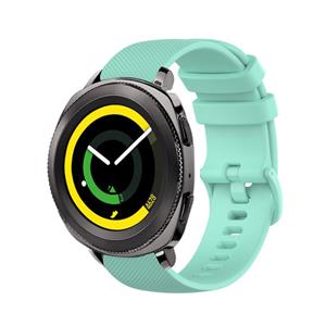 Strap-it Samsung Gear Sport Luxe Siliconen bandje (Aqua)