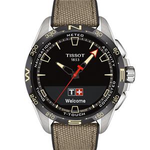 Tissot T121.420.47.051.07 Herrenuhr T-Touch Connect Solar Titan Grau
