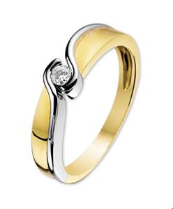 Tft Ring Zirkonia Bicolor Goud