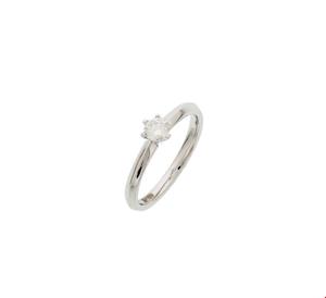 Tft Ring Diamant 0.25ct H SI Witgoud