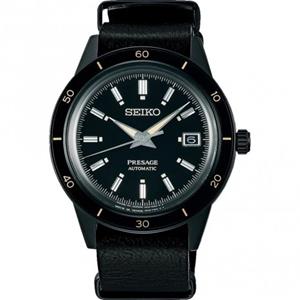 Seiko Presage SRPH95J1 Presage - Style 60s ‘	Stealth’ Horloge