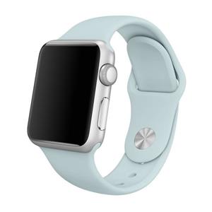 Strap-it Apple Watch 8 sportband (lichtblauw)