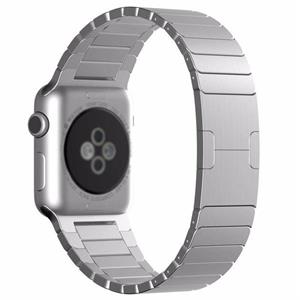 Strap-it Apple Watch 8 luxe metalen band (zilver)