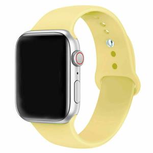 Strap-it Apple Watch Ultra silicone band (geel)
