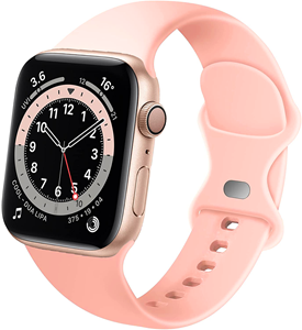 Strap-it Apple Watch Ultra siliconen bandje (lichtroze)