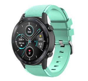 Strap-it Honor Magic Watch 2 siliconen bandje (aqua)