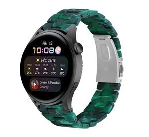 Strap-it Huawei Watch 3 (Pro) resin band (groen)