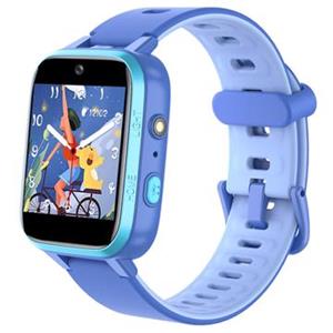 Waterbestendige Smartwatch Y90 Pro met Dubbele Camera voor Kinderen - Blauw