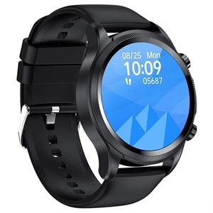 Waterbestendig Sports Smartwatch met ECG E400 - TPU Band - Zwart