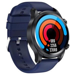 Waterbestendig Sports Smartwatch met ECG E400 - TPU Band - Blauw
