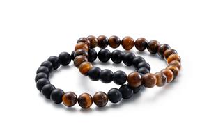 SaraMart Triple Protection Bracelet - For Protection - Bring Luck And Prosperity -Agate stone - Tiger Eye Stone Bracelets
