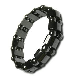 SaraMart All-Match Unisex Energie Quadrat schwarz Gallenstein Perlen Armband einfache Modeaccessoires Schmuck