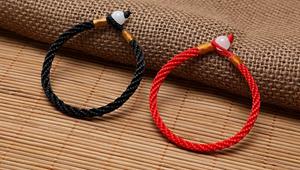 SaraMart Lucky Red Rope Bracelet Hand Woven Bracelet Jade Beads Bracelet Red Black Bracelet For Men And Women
