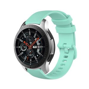 Strap-it Samsung Galaxy Watch 46mm luxe siliconen bandje (aqua)