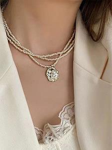 BERRYLOOK Layered Pearl Necklace