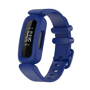 Strap-it Fitbit Ace 3 siliconen bandje (donkerblauw)