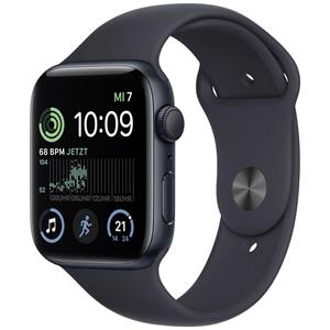 Apple Watch SE 2022 (GPS) 44mm Aluminium Sportarmband Mitternacht