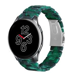 Strap-it OnePlus Watch resin band (groen)