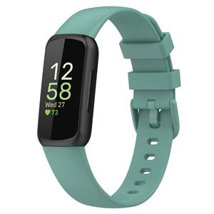 Strap-it Fitbit Inspire 3 siliconen bandje (groen)