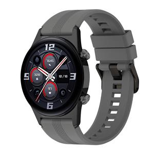 Strap-it Honor Watch GS 3 siliconen bandje (donkergrijs)