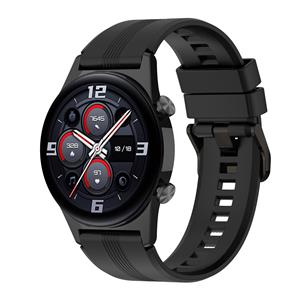 Strap-it Honor Watch GS 3 siliconen bandje (zwart)