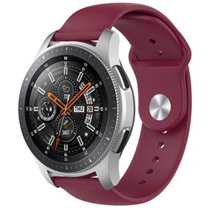 Strap-it Samsung Galaxy Watch 46mm sport bandje (bordeaux)