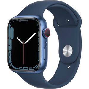 Apple Watch Series 7 (45mm) GPS+4G Alu mit Sportarmband blau/abyss blau