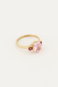 My jewellery Vintage statement ring kristal