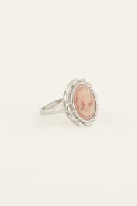 My jewellery Bold Spirit roze cameo ring