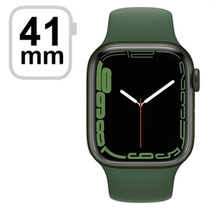 Apple Watch 7 LTE MKHT3FD/A - Aluminium, Clover Sportband, 41mm - Groen