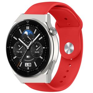 Strap-it Huawei Watch GT 3 Pro 46mm sport bandje (rood)