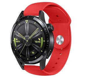 Strap-it Huawei Watch GT 3 46mm sport bandje (rood)