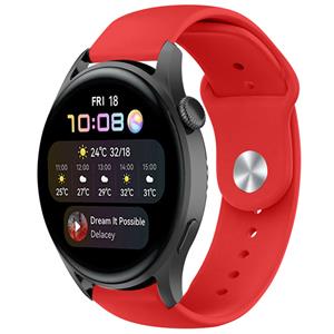 Strap-it Huawei Watch 3 (Pro) sport bandje (rood)