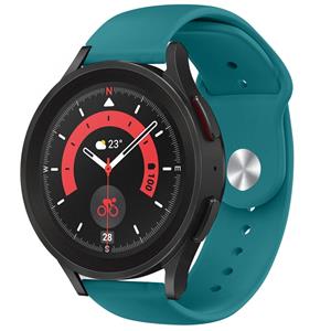 Strap-it Samsung Galaxy Watch 5 Pro sport bandje (groen-blauw)