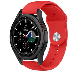Strap-it Samsung Galaxy Watch 4 Classic 46mm sport bandje (rood)