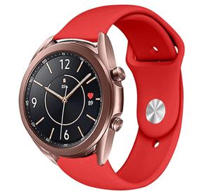 Strap-it Samsung Galaxy Watch 3 41mm sport bandje (rood)