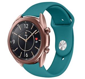 Strap-it Samsung Galaxy Watch 3 41mm sport bandje (groen-blauw)