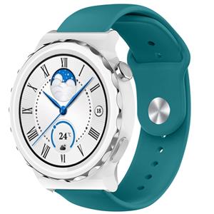 Strap-it Huawei Watch GT 3 Pro 43mm sport bandje (groen-blauw)