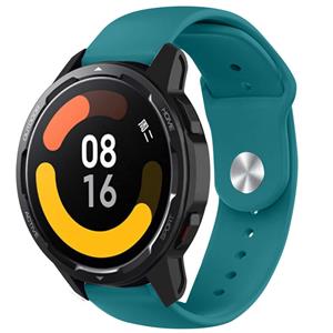 Strap-it Xiaomi Watch S1 sport bandje (groen-blauw)