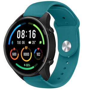 Strap-it Xiaomi Mi Watch sport bandje (groen-blauw)