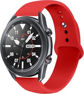 Strap-it Samsung Galaxy Watch 3 45mm sport bandje (rood)