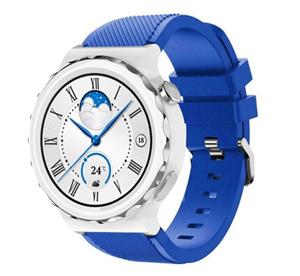 Strap-it Huawei Watch GT 3 Pro 43mm siliconen bandje (blauw)