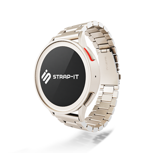 Strap-it OnePlus Watch stalen band (sterrenlicht)