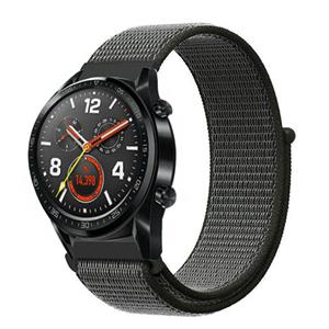 Strap-it Huawei Watch GT nylon band (Groen)