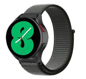 Strap-it Samsung Galaxy Watch 4 - 40mm nylon band (groen)