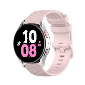 Strap-it Samsung Galaxy Watch 5 - 44mm luxe siliconen bandje (roze)